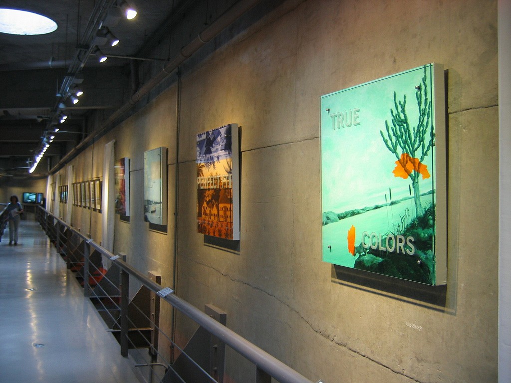 Works by Ken Aptekar on view at Centro da Cultura Judaica, Sao Paulo, 2007-8