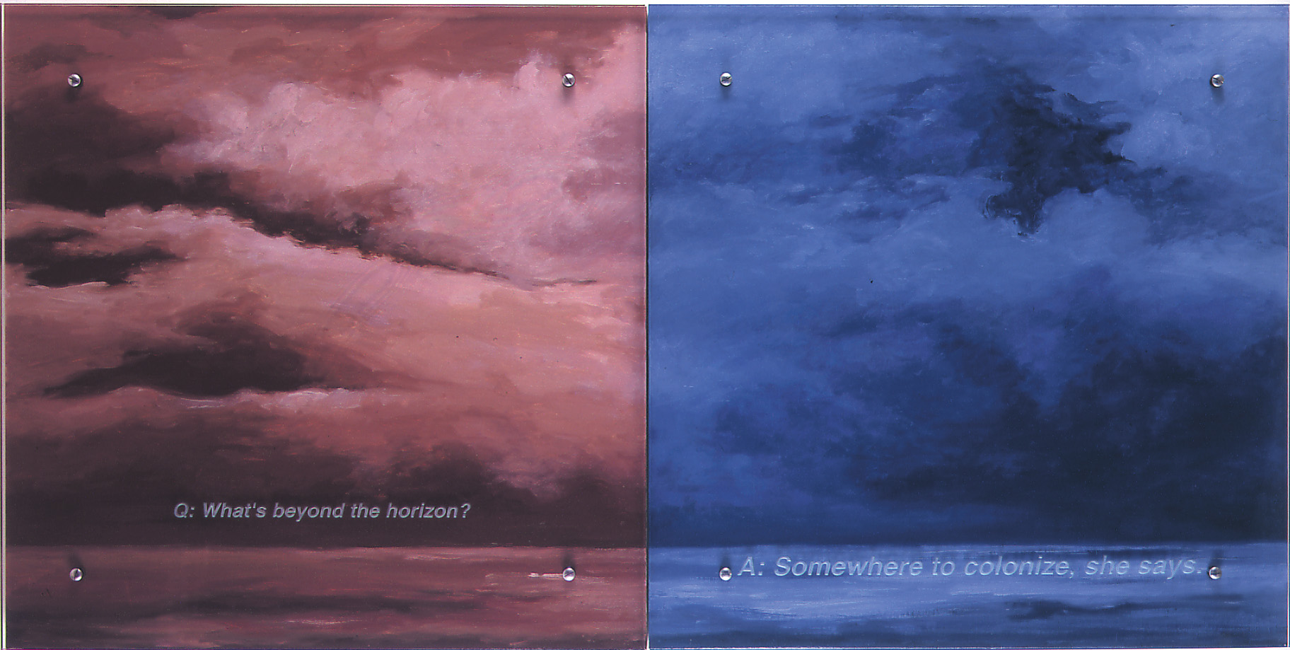 L'Immensite - Gustave Courbet as art print or hand painted oil.