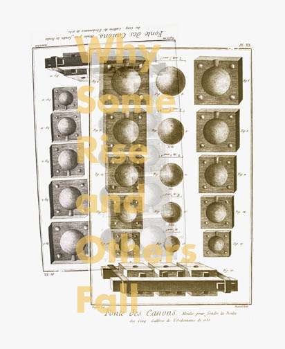 A Shorter Encyclopedia: Why Some Rise..., 22-1/2" x 30", digital print on Somerset Velvet, Edition of 20 TEXT: Why Some Rise and Others Fall